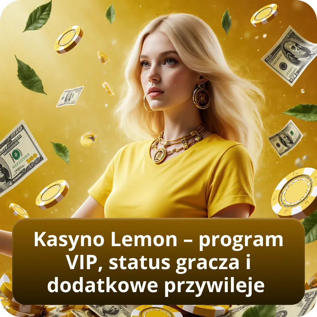 Kasyno Lemon – program VIP, status gracza i dodatkowe przywileje